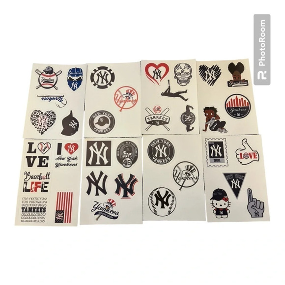 None Other - 35 piece of New York Yankees decal decoration stickers